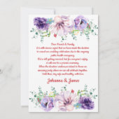 Flora, lila und lila Änderung der Pläne (Rückseite)