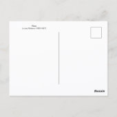 Flora Louise Abbéma Postkarte (Rückseite)