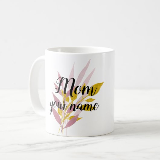 Flora Mama Geschenk 2 Kaffeetasse (Vorderseite Links)