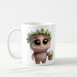 Flora mit Daisies von Natasha Us Kaffeetasse