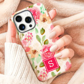 Flora-Monogramm Case-Mate iPhone Hülle