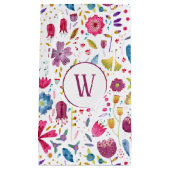 Flora-Monogramm Kleine Geschenktüte (Vorderseite)