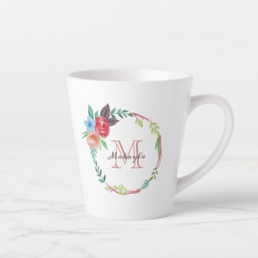 Flora-Monogramm Milchtasse (Rechts)