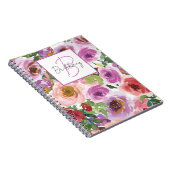 Flora-Monogramm Notizblock (Rechte Seite)