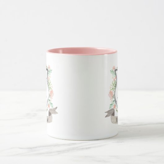 Flora-Monogramm Tasse (Zentrum)