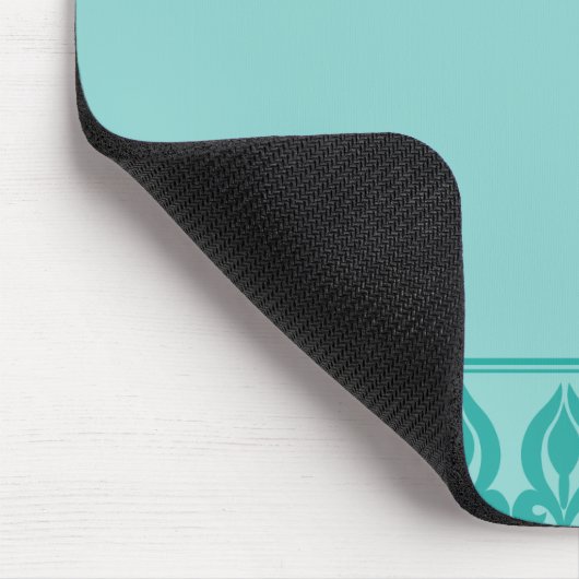 Flora Mousepad-Aquamarin/aquamarin Mousepad (Ecke)