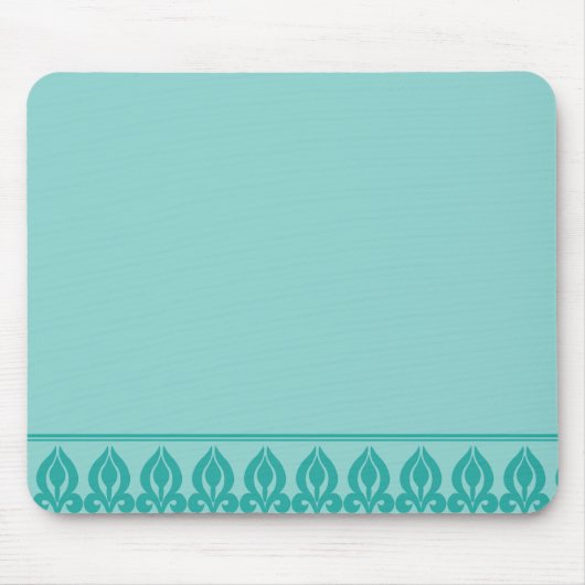 Flora Mousepad-Aquamarin/aquamarin Mousepad (Vorne)