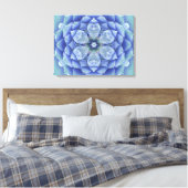 Flora Muse Mandala Leinwanddruck (Insitu (Schlafzimmer))