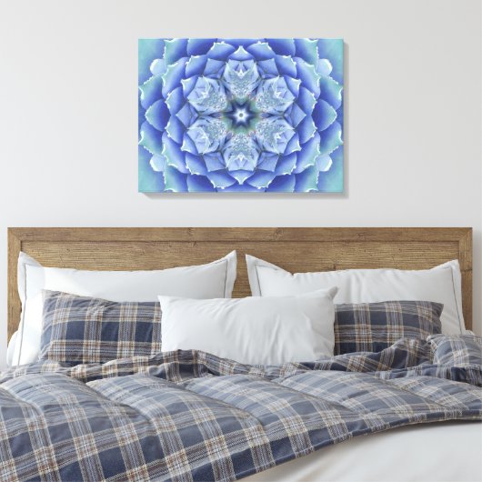 Flora Muse Mandala Leinwanddruck (Insitu (Schlafzimmer))