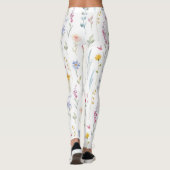 Flora-Muster des Wassers Leggings (Rückseite)
