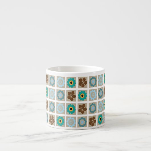 Flora-Muster Espressotasse (Vorderseite)