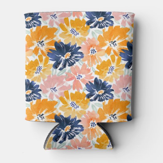 Flora-Muster für die hintere Farbe Dosenkühler (Vorderseite)