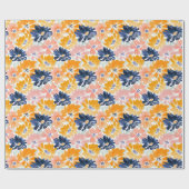 Flora-Muster für die hintere Farbe Geschenkpapier (Flach)