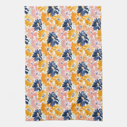 Flora-Muster für die hintere Farbe Geschirrtuch (Vertikal)