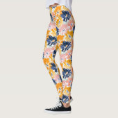 Flora-Muster für die hintere Farbe Leggings (Links)