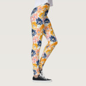 Flora-Muster für die hintere Farbe Leggings (Rechts)