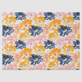 Flora-Muster für die hintere Farbe Seidenpapier