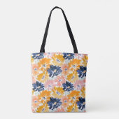 Flora-Muster für die hintere Farbe Tasche (Rückseite)
