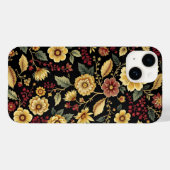 Flora-Muster-iPhone-Hülle Case-Mate iPhone Hülle (Rückseite (Horizontal))