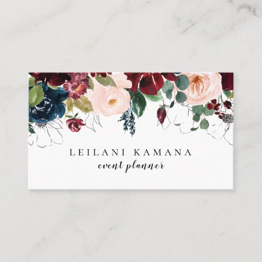 Flora-Navy Visitenkarte (Vorderseite)