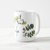 Flora Nepals Kaffeetasse (VorderseiteRechts)