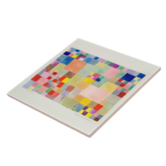 Flora on sand , Paul Klee Fliese (Seite)