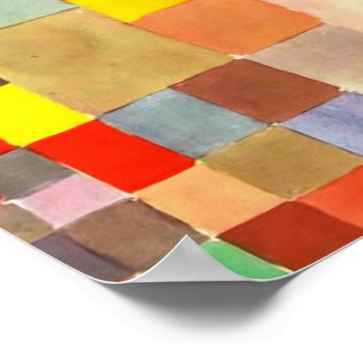 Flora On Sand Paul Klee Poster (Ecke)