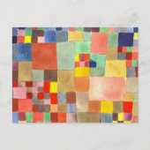 Flora on Sand von Paul Klee, Abstrakte Kunst Postkarte (Vorderseite)