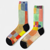 Flora on Sand von Paul Klee, Abstrakte Kunst Socken (Linkes Detail)