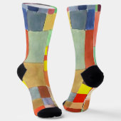 Flora on Sand von Paul Klee, Abstrakte Kunst Socken (Gewinkelt)