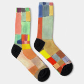 Flora on Sand von Paul Klee, Abstrakte Kunst Socken (Rechts)