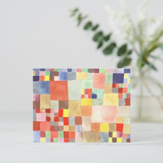 Flora on Sand von Paul Klee Postkarte (Stehend Vorderseite)