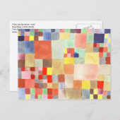 Flora on Sand von Paul Klee Postkarte (Vorne/Hinten)