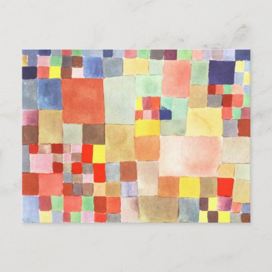 Flora on Sand von Paul Klee Postkarte (Vorderseite)