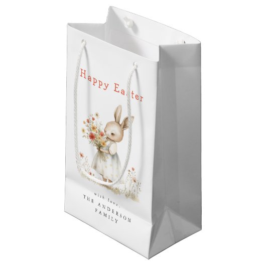 Flora-Oster Kleine Geschenktüte (Vorderseite Schrägansicht)