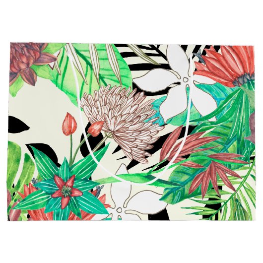 Flora-Paradies II Große Geschenktüte (Rückseite)