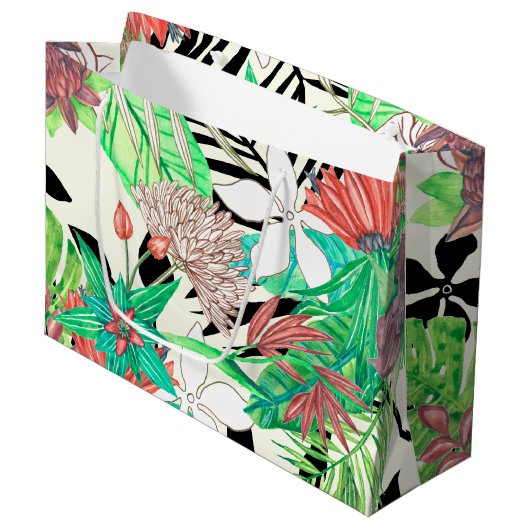 Flora-Paradies II Große Geschenktüte (Vorderseite Schrägansicht)