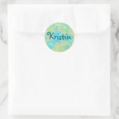 Flora-Personalisierte Sticker im Inselstil (Tasche)
