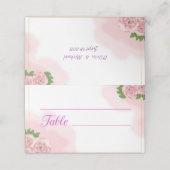 Flora Platzkarte (Außenseite Aufgefaltet)