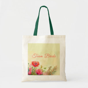Flora-Poppies Bridesmaid Tragetasche