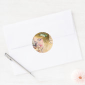 Flora portrait Blume Girl Sticker (Umschlag)