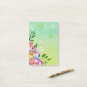 Flora Post-it Klebezettel (Auf Schreibtisch)