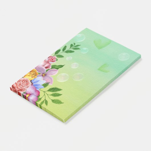 Flora Post-it Klebezettel (angewinkelt)