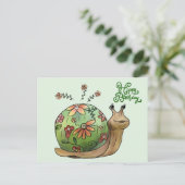 Flora Postkarte (Stehend Vorderseite)