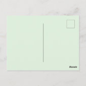 Flora Postkarte (Rückseite)