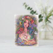 Flora Postkarte (Stehend Vorderseite)