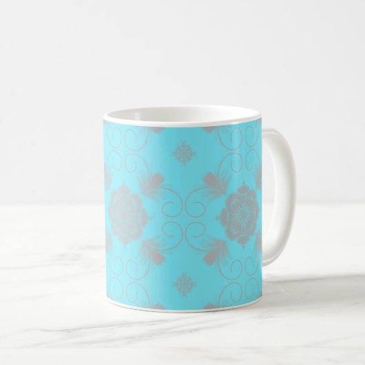 Flora Royale Ceramic Mug Kaffeetasse (VorderseiteRechts)