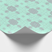 Flora Royale Elegante Blumengeschenkpapier Geschenkpapier (Ecke)