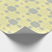 Flora Royale Elegantes Blumenverpackungspapier Geschenkpapier (Ecke)
