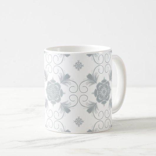 Flora Royale Keramikbecher Kaffeetasse (VorderseiteRechts)